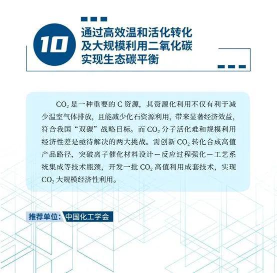 中国化工学会推荐3项问题难题入选中国科协2024重大科学问题、工程技术难题(图3)